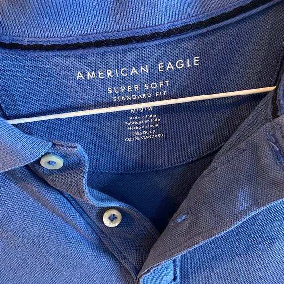 AE Men’s blue Polo Shirt - Picture 2 of 3